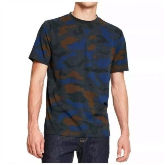 Camouflage Tee 3.1 Phillip Lim Target Short Sleeve NWT Men Size Small - Picture 2 of 2